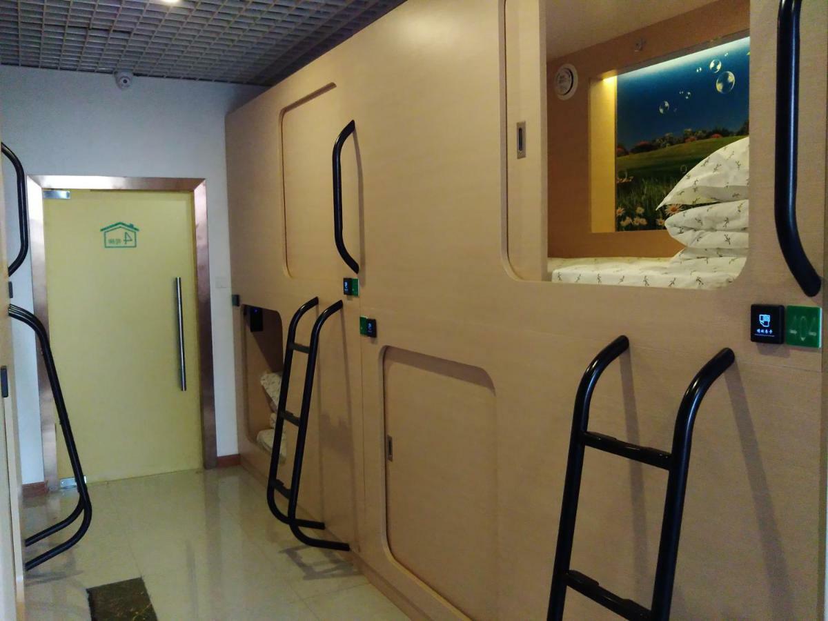 The Olive Tree Capsule Hostel Shenzhen Exterior foto